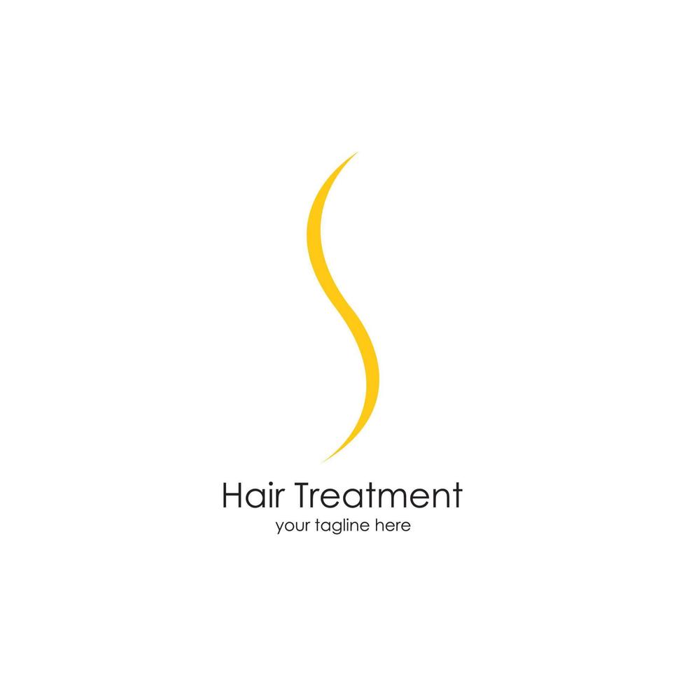 Hair treatments vector icon Illustration design template.