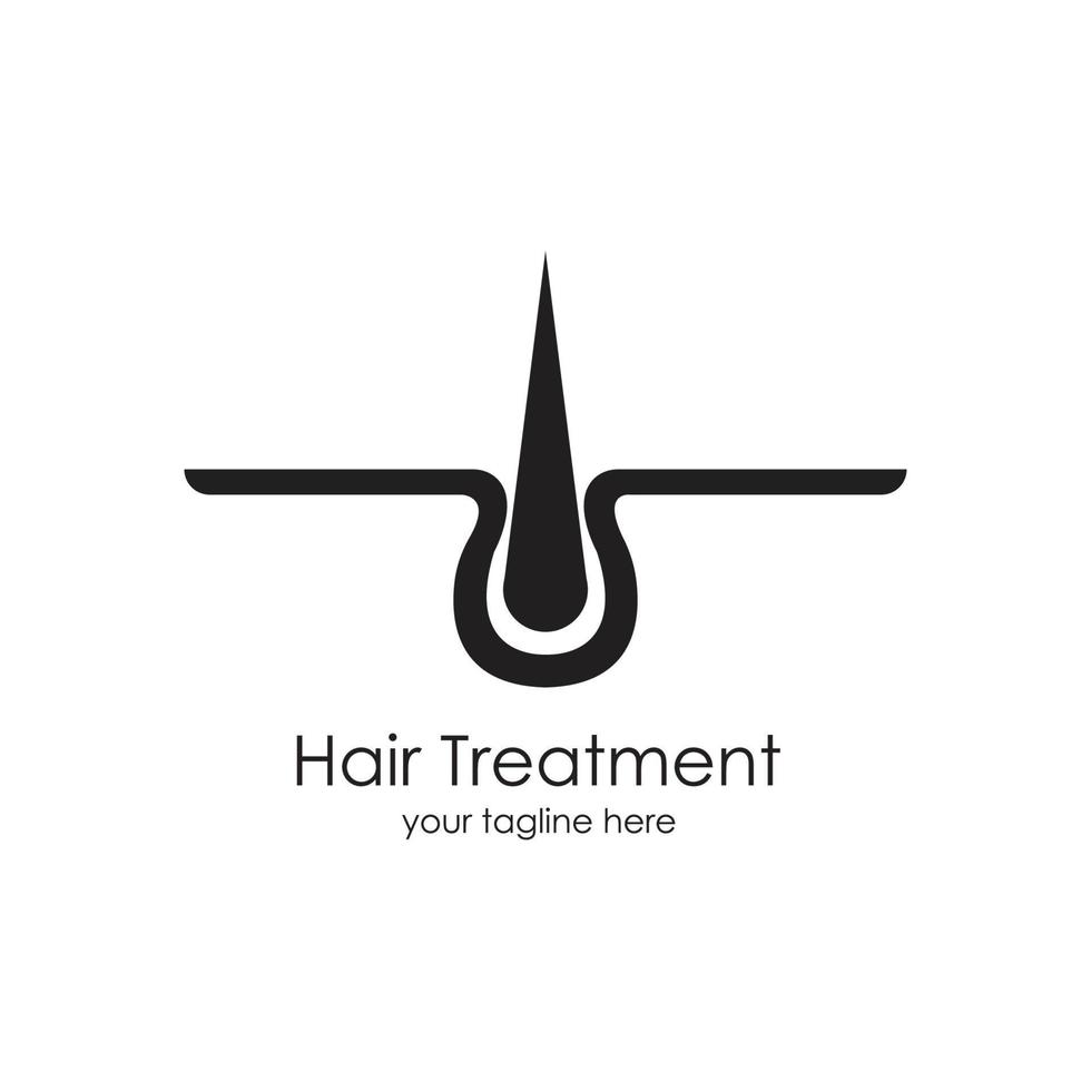 Hair treatments vector icon Illustration design template.