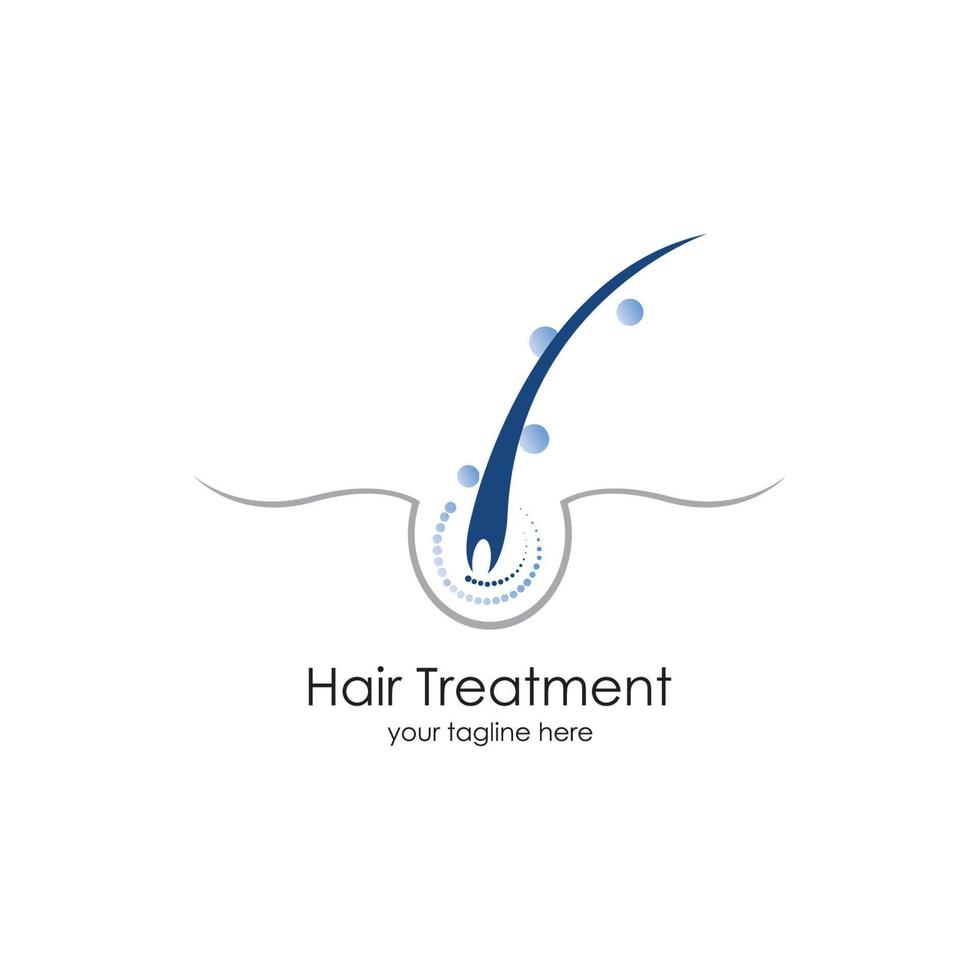 Hair treatments vector icon Illustration design template.