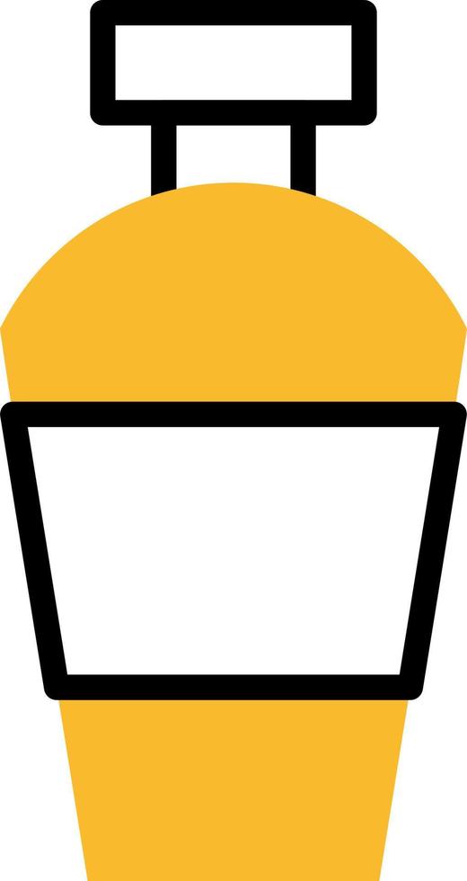 Cosmetic lotion, illustration, vector on a white background.