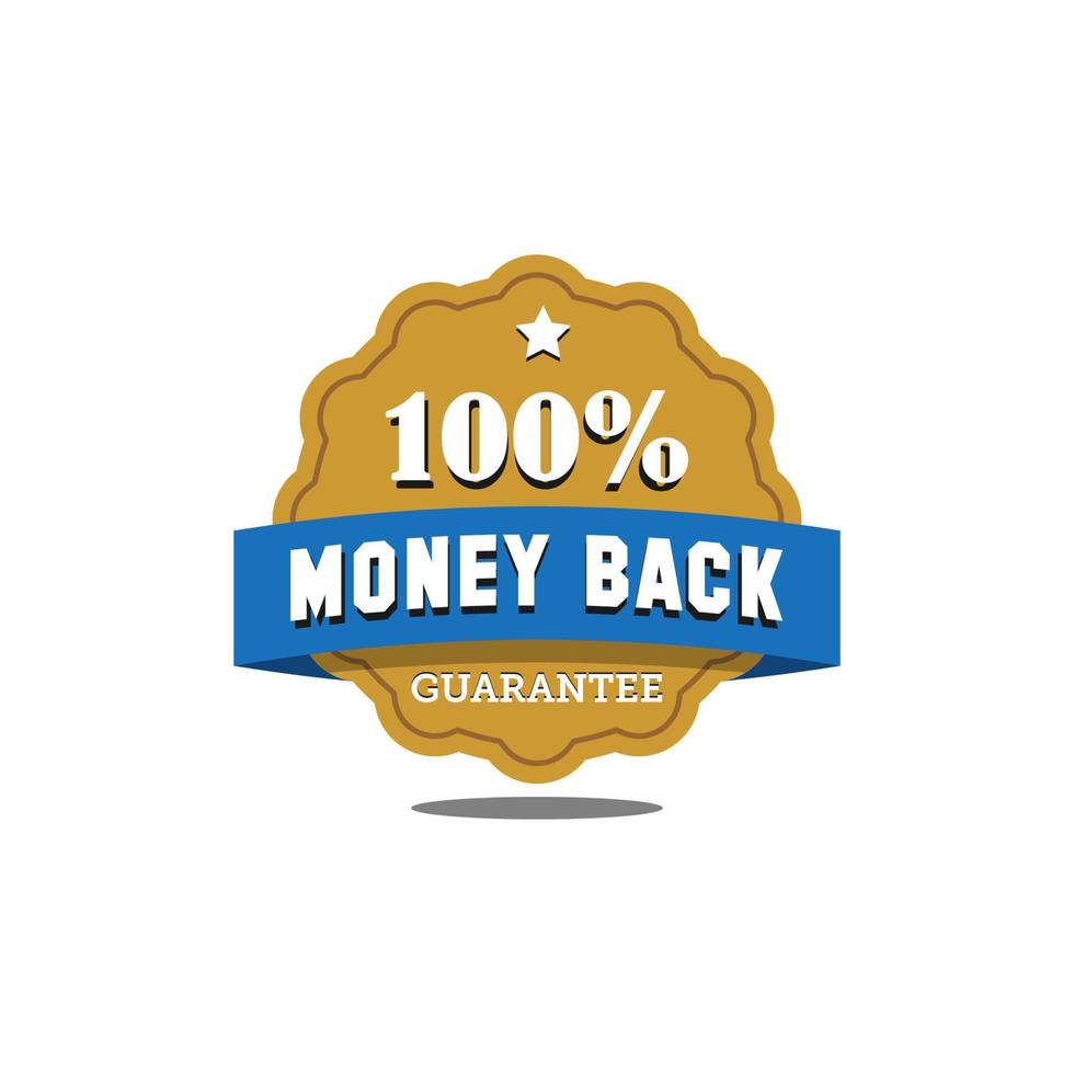 Guarantee badge vector. Guarantee badge seal stamp. Guarantee badge Template. Guarantee badge sign. vector
