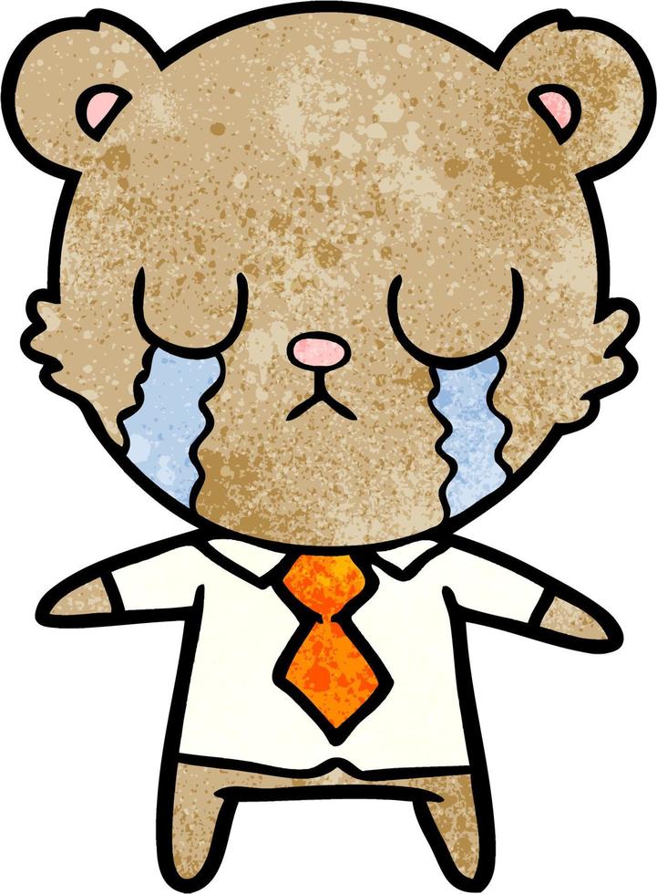 Vector bear character in cartoon style