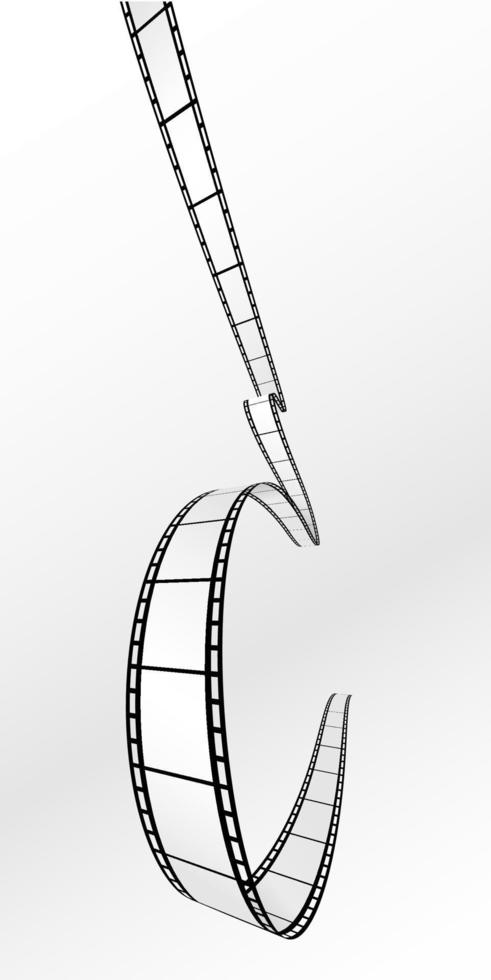 Vector film strip