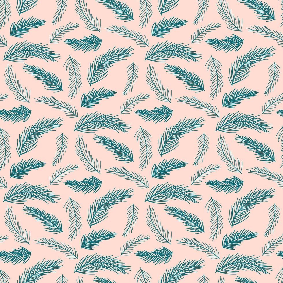 pine branches pattern vector
