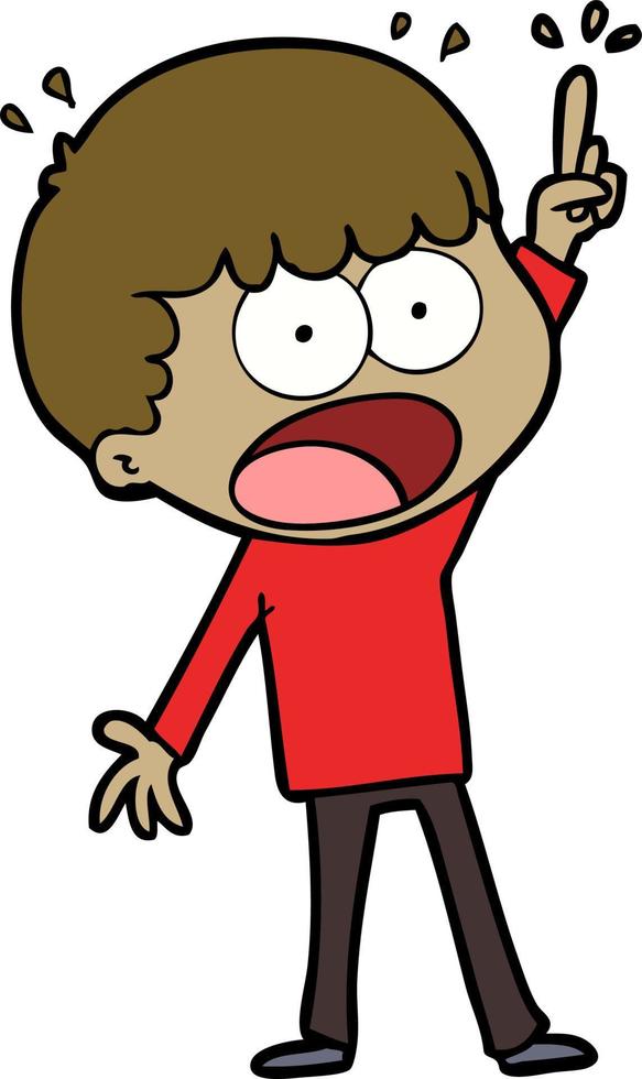 Vector man character in cartoon style