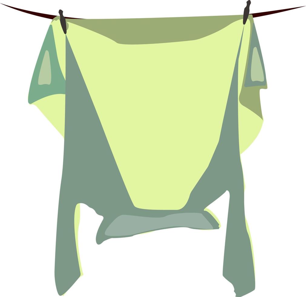 Laundry, illustration, vector on white background.