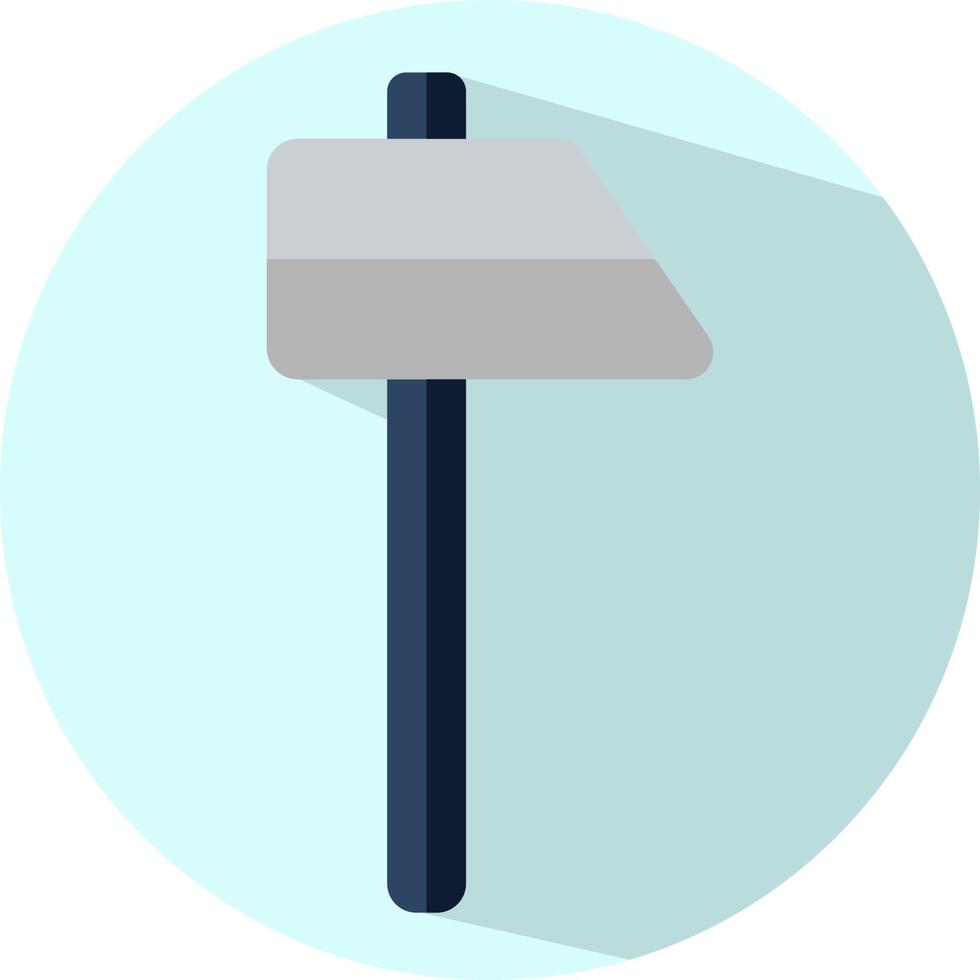 martillo de construcción, ilustración, vector, sobre un fondo blanco. vector