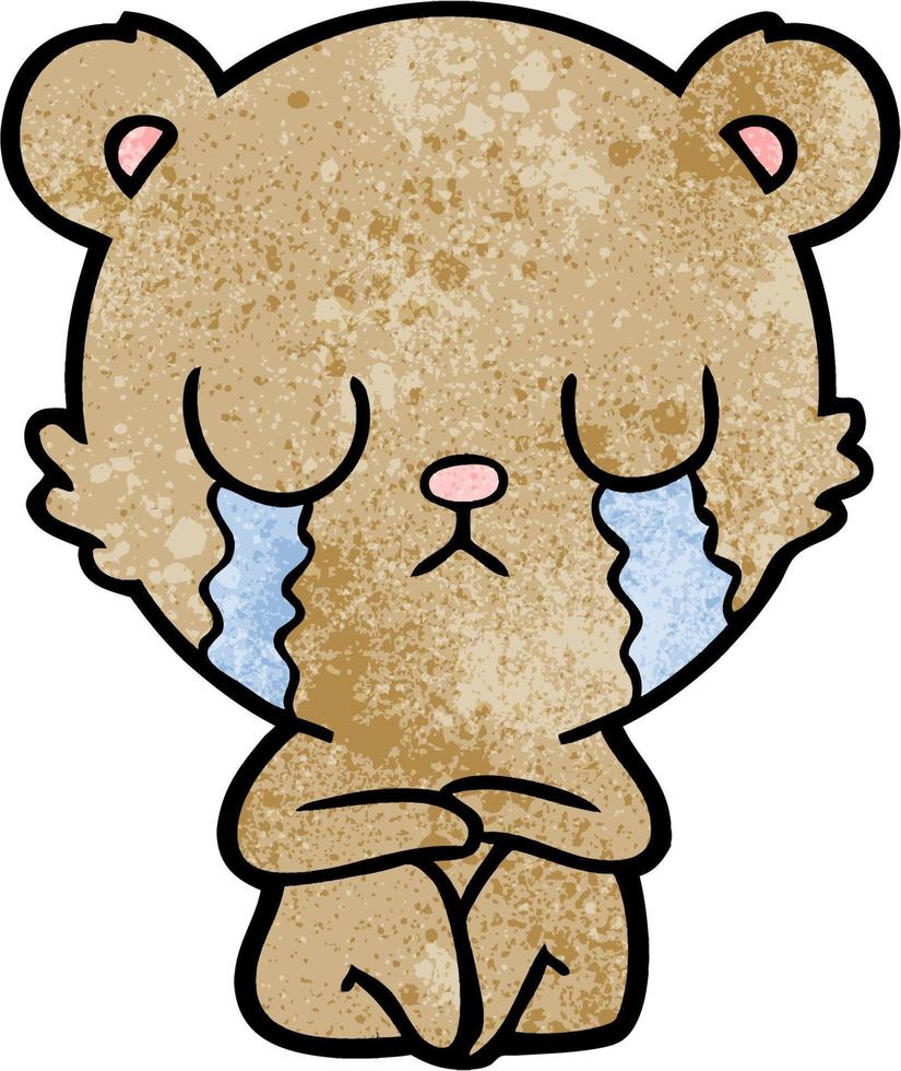 Vector bear character in cartoon style