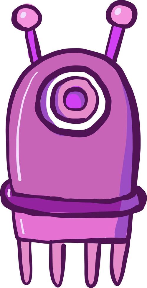 Pink robot, illustration, vector on white background 13770839 Vector
