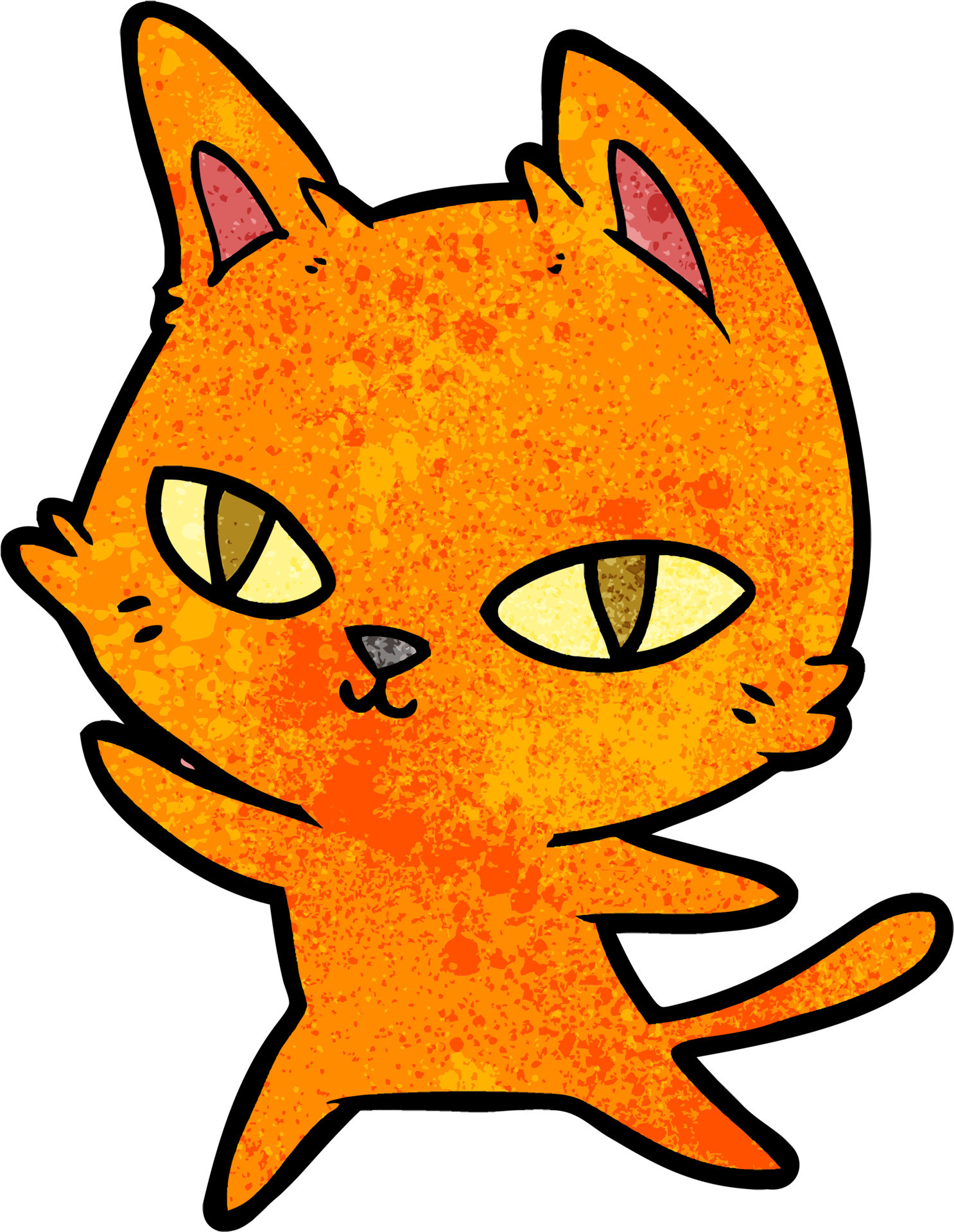 Vector cat character in cartoon style 13771018 Vector Art at Vecteezy