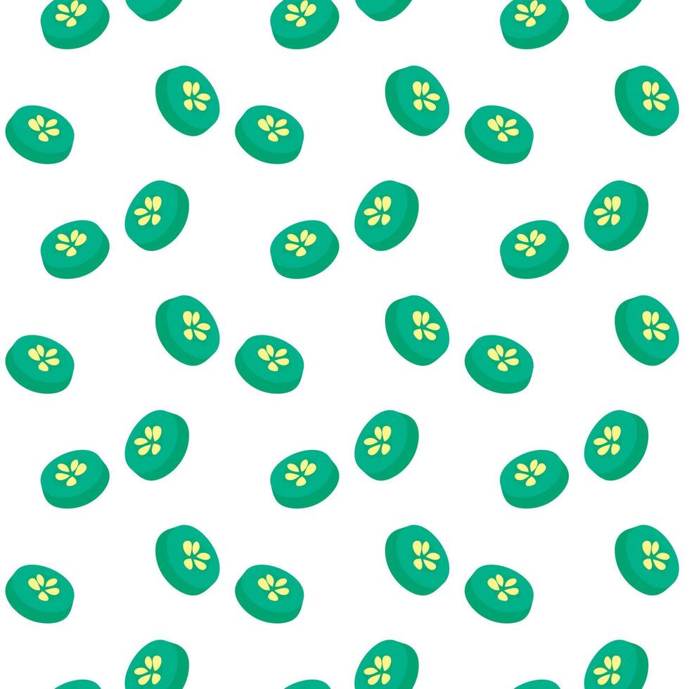 Cucumber Slices Seamless Pattern On White Background 13771505 Vector Cucumber Slices Seamless Pattern On White Background 13771505 Vector