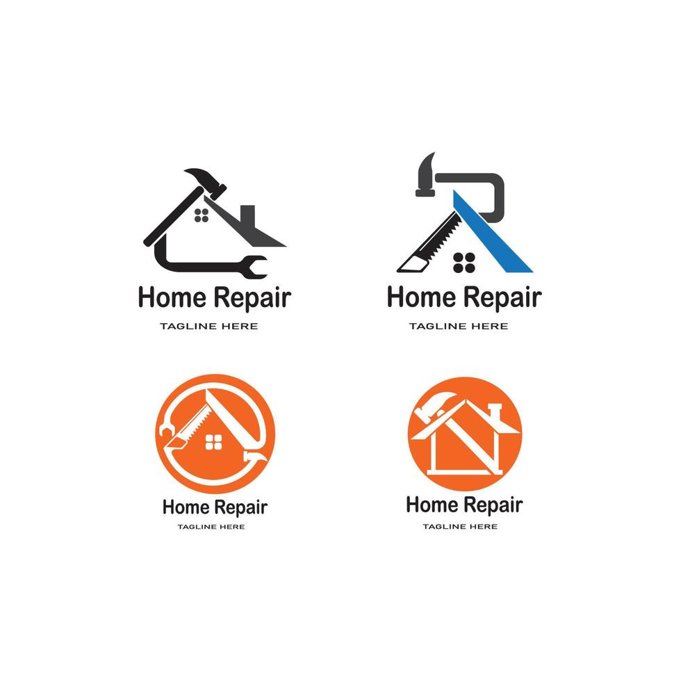 Home Repair logo template vector icon