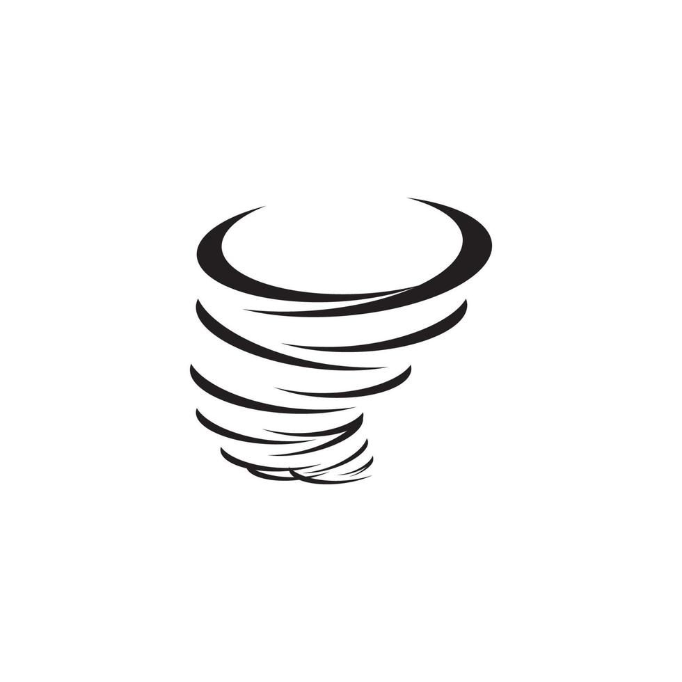 tornado icon logo vector design