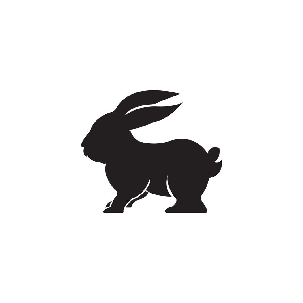 rabbit logo icon vector design
