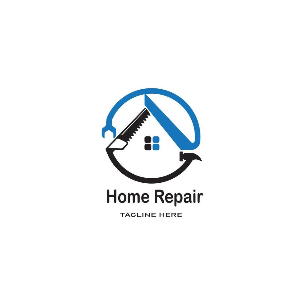 Home Repair logo template vector icon