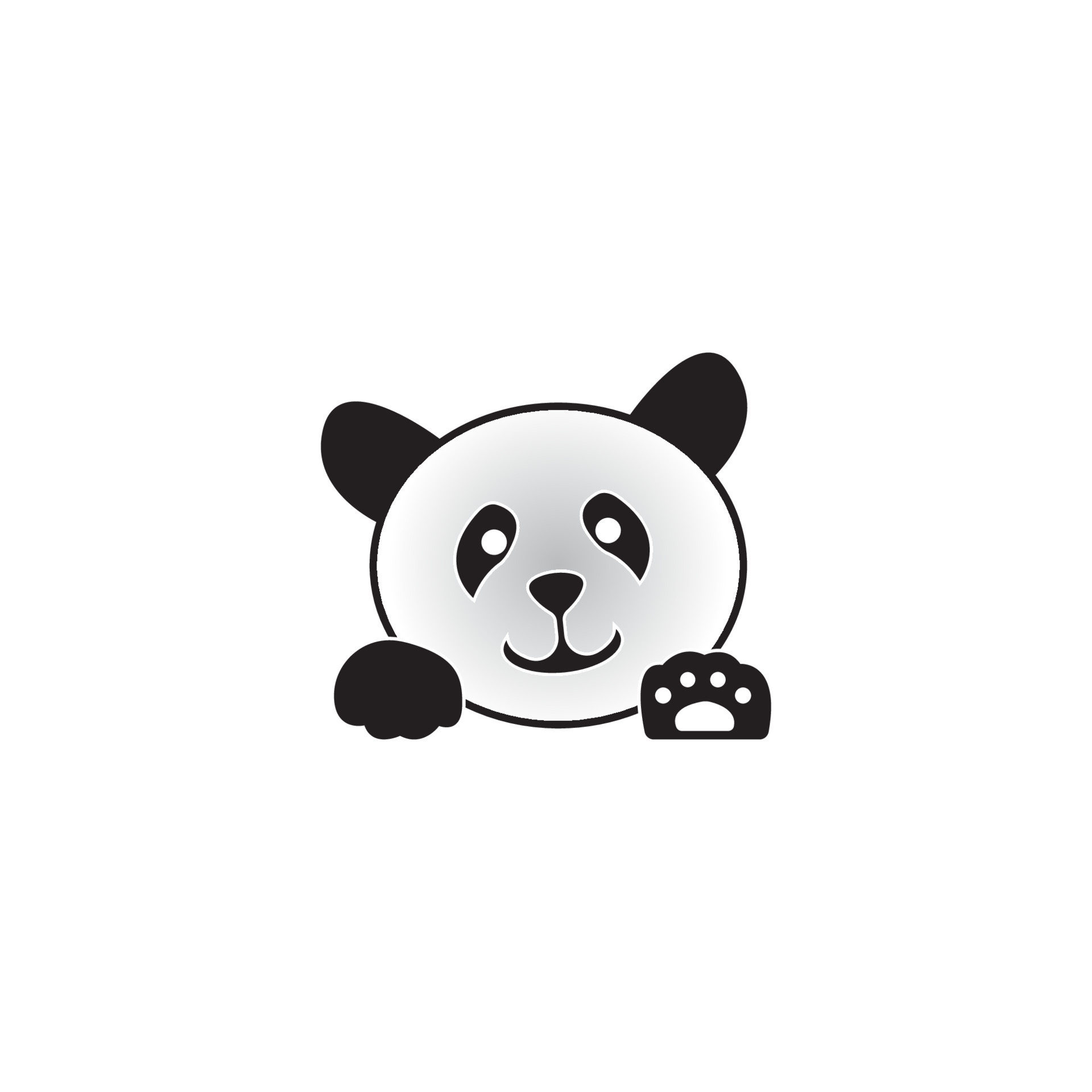 panda icon logo vector design 13771926 Vector Art at Vecteezy