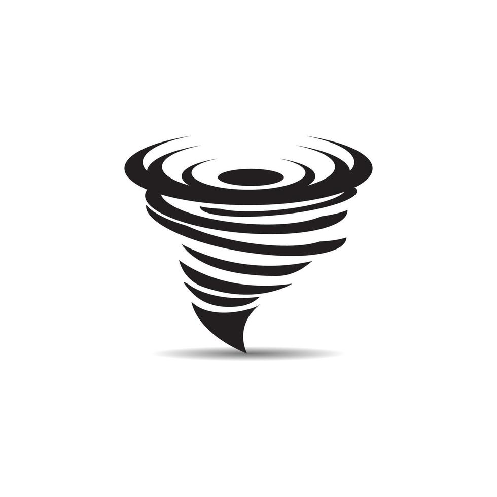 tornado icon logo vector design