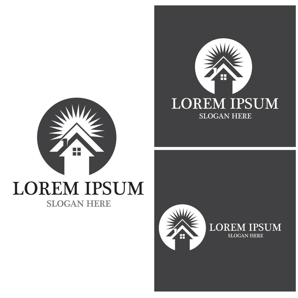 House Logo Home Real Estate Business  Home  building vector