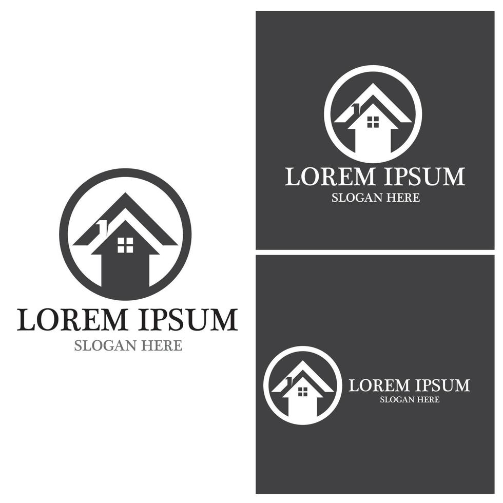 House Logo Home Real Estate Business  Home  building vector