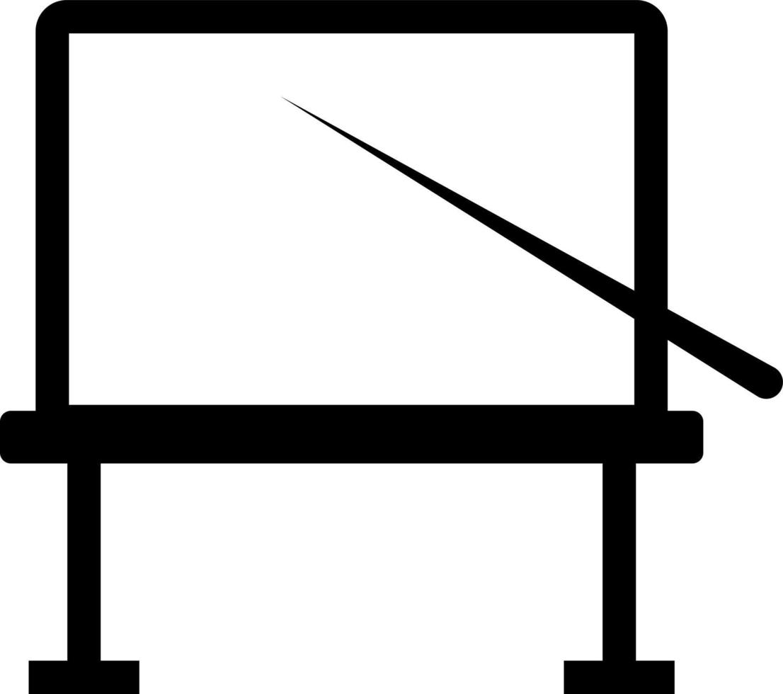 School blackboard, illustration, vector on a white background