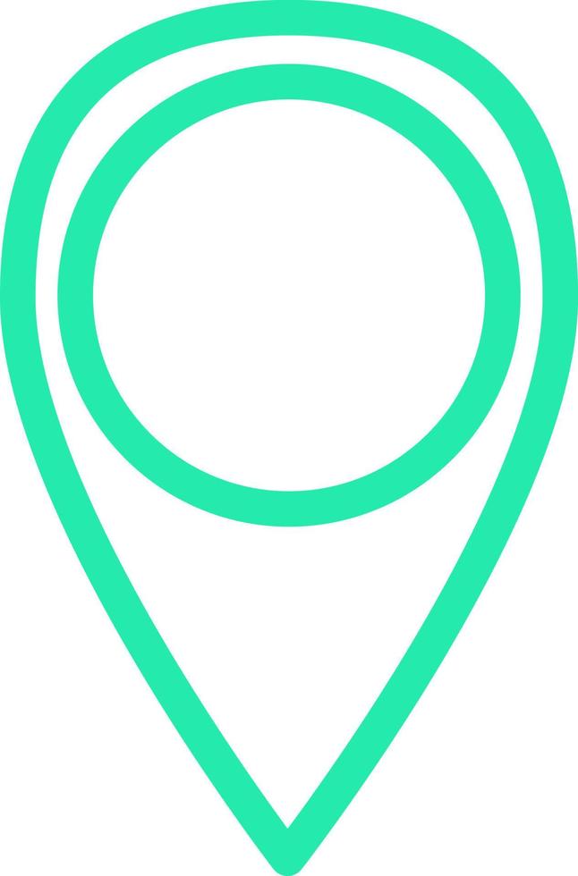 Location mark, illustration, vector on a white background.