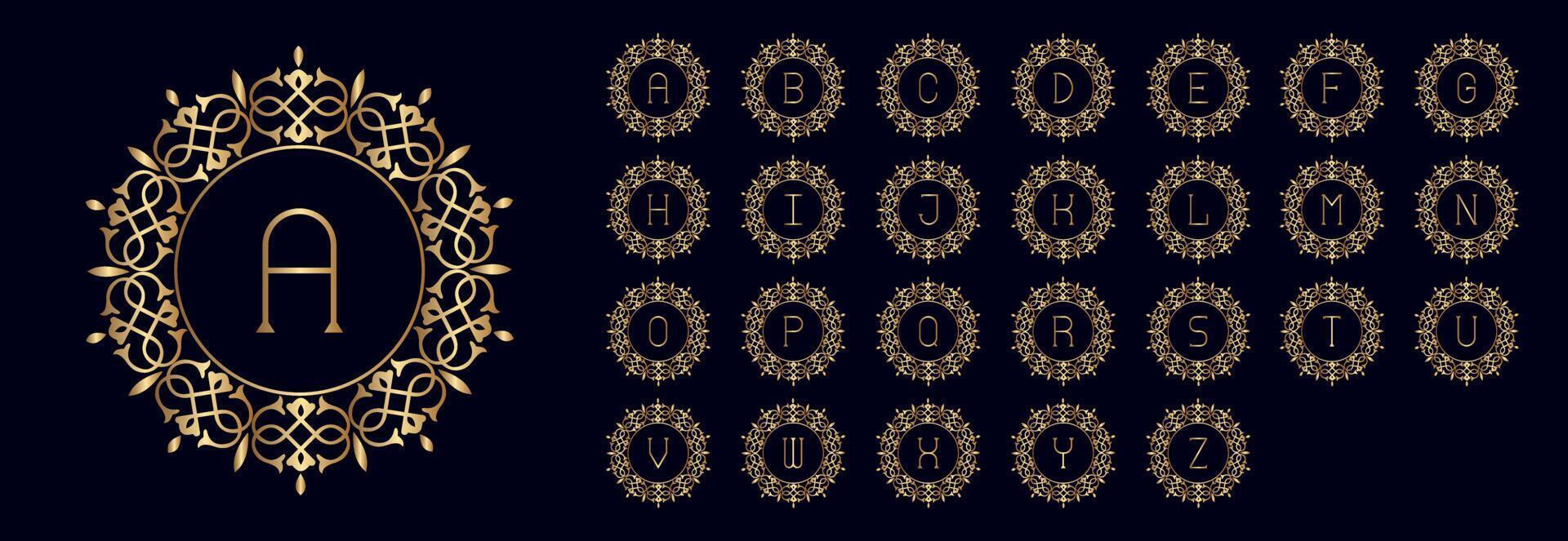 Monogram Logo Template Set vector