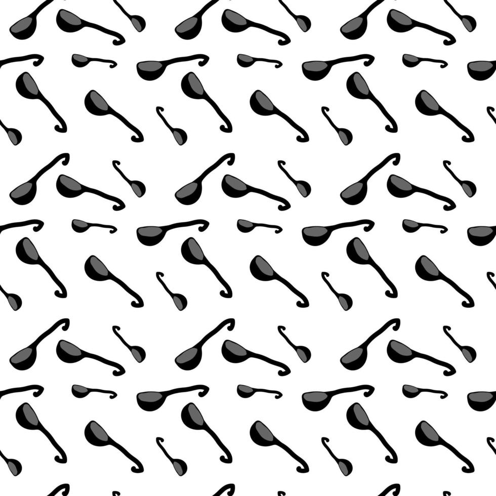 Ladle wallpaper, illustration, vector on white background. 13772563
