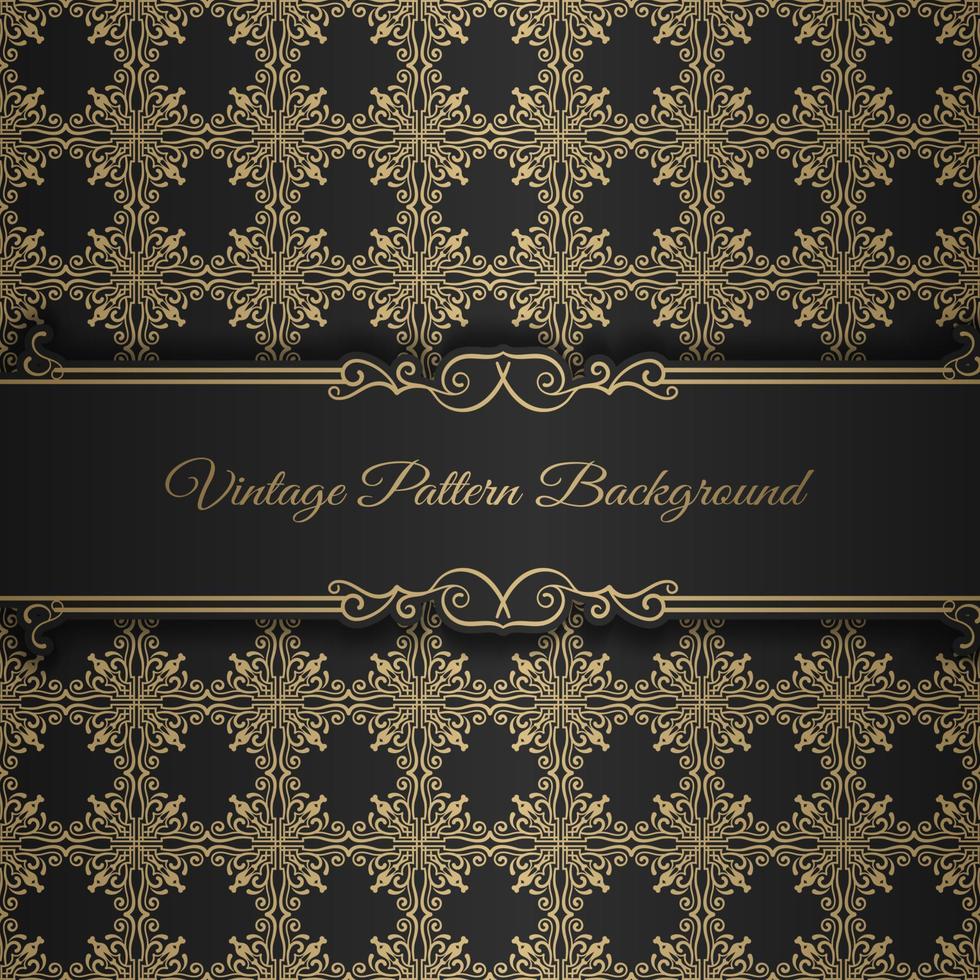 fondo de patrón decorativo, diseño vectorial vector