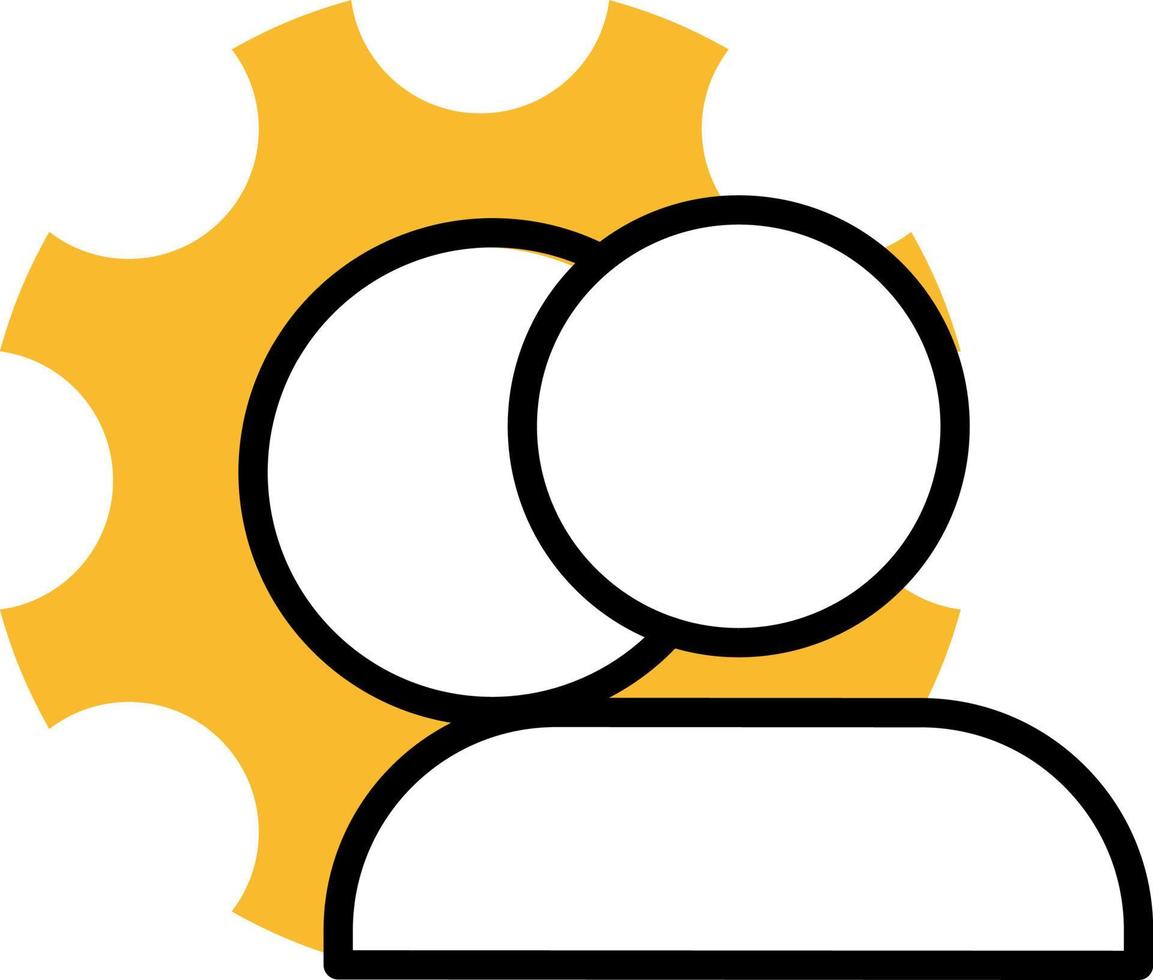 Project menagement coding, illustration, vector on a white background.