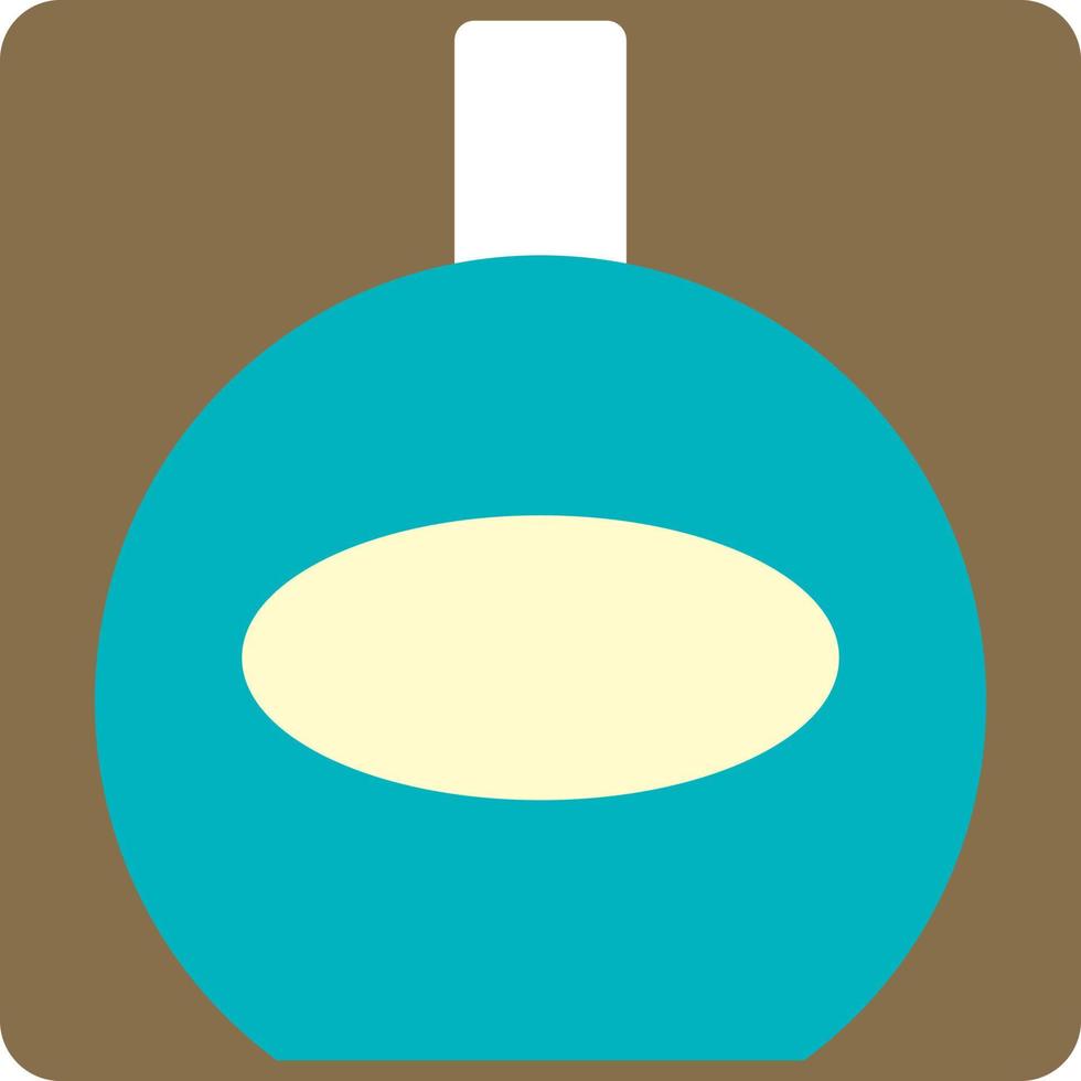 Blue perfume, illustration, vector on a white background.