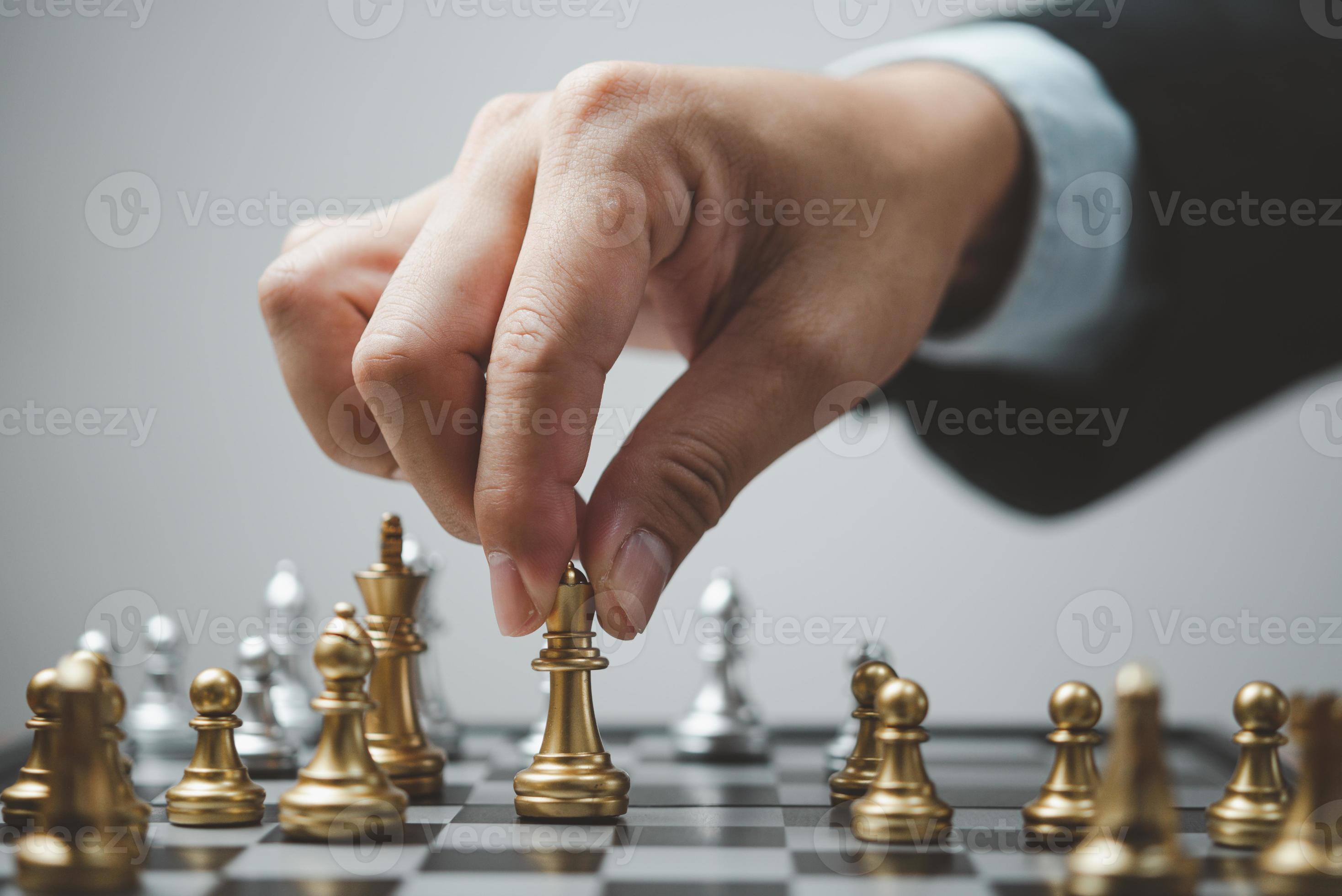 Image Chess Game Business Competition Strategy Leadership Success