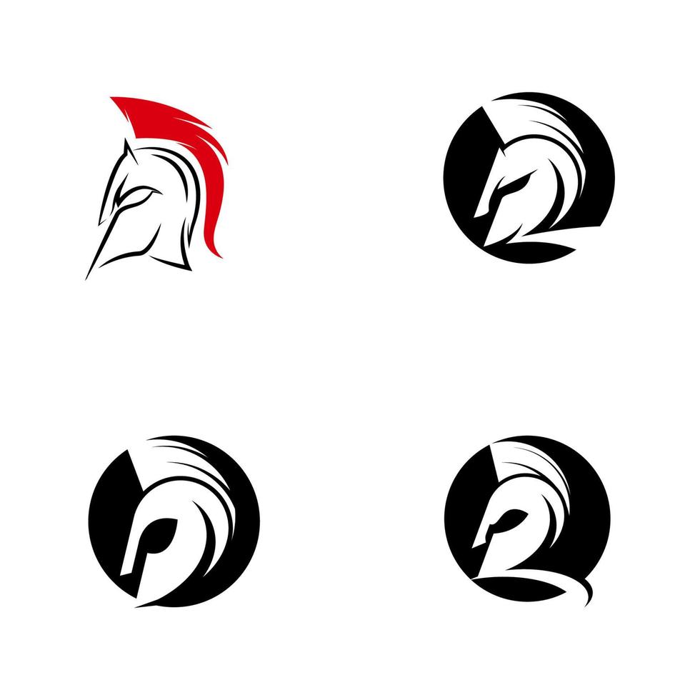 Spartan helmet vector icon