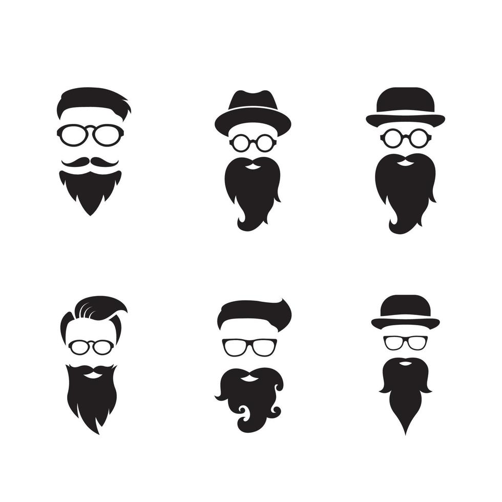 Moustache icon illustration design vector