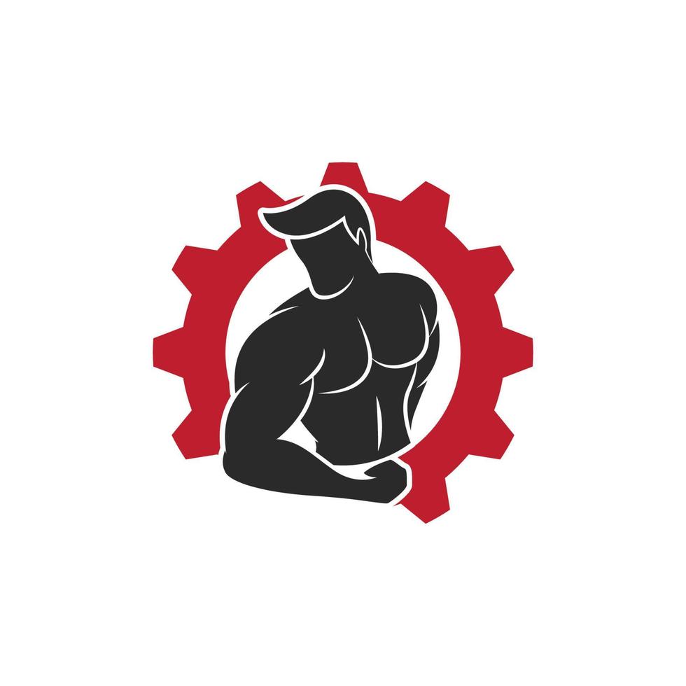 fitness logo diseño vector illustrationicon