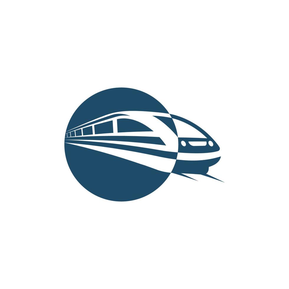 Icono de tren rápido, diseño de ilustraciones vectoriales vector