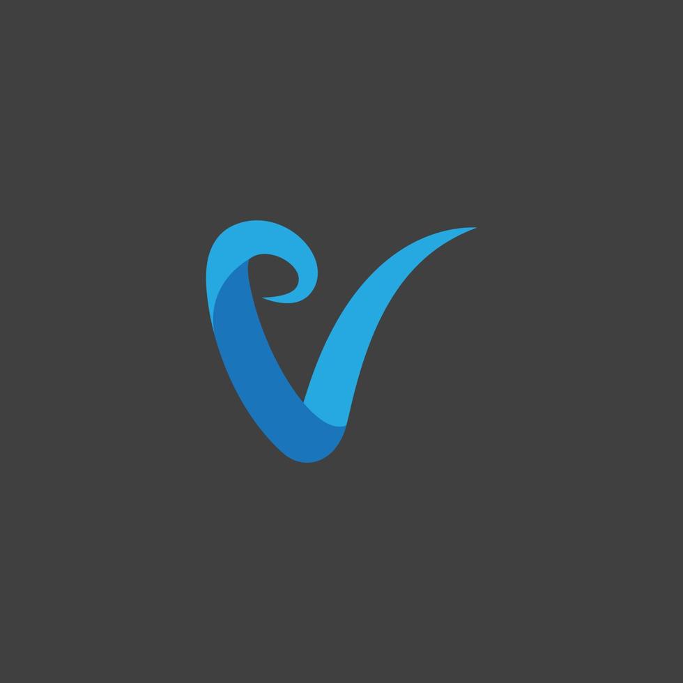 V Letter icon Template vector