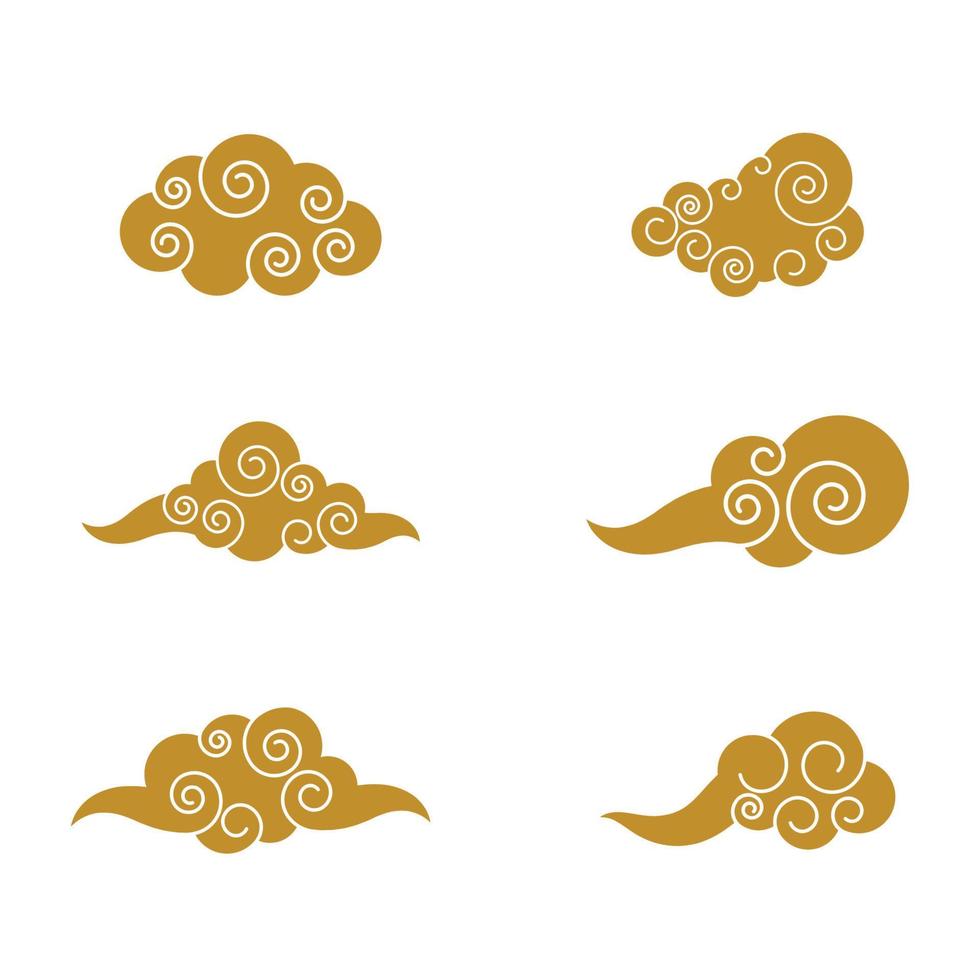 Chinese Cloud template vector icon 13774417 Vector Art at Vecteezy