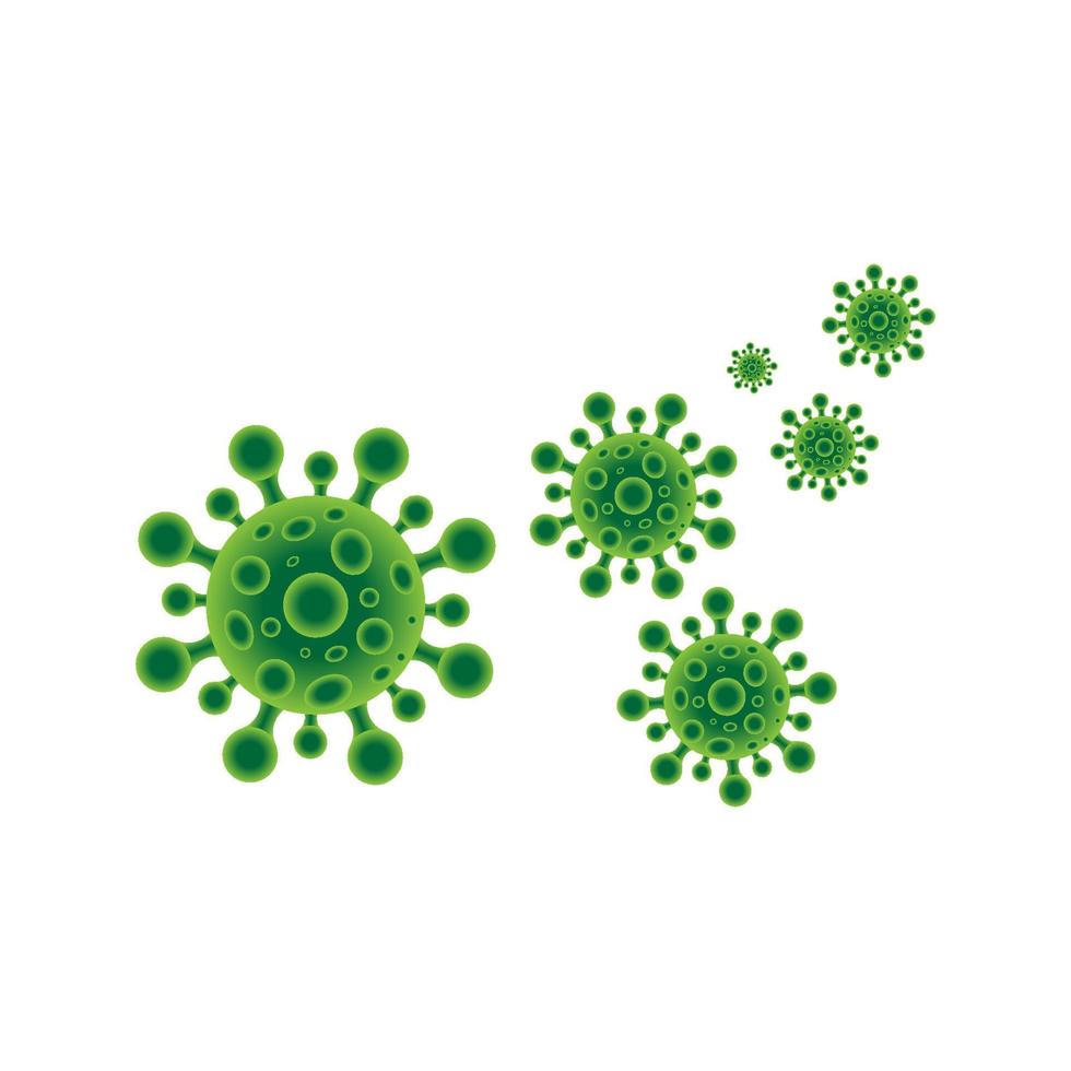 Virus corona vector illustration icon