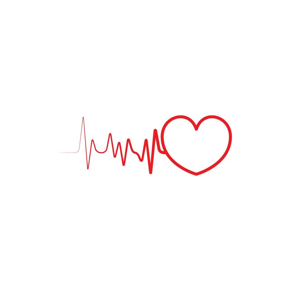 Art design health medical heartbeat pulse vector