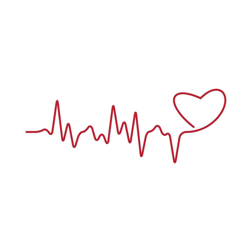 Art design health medical heartbeat pulse vector