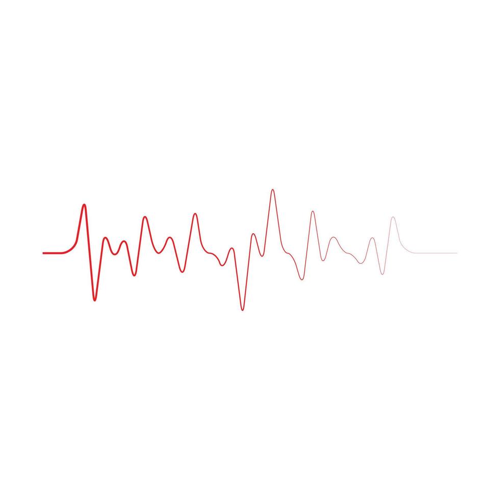 Art design health medical heartbeat pulse vector