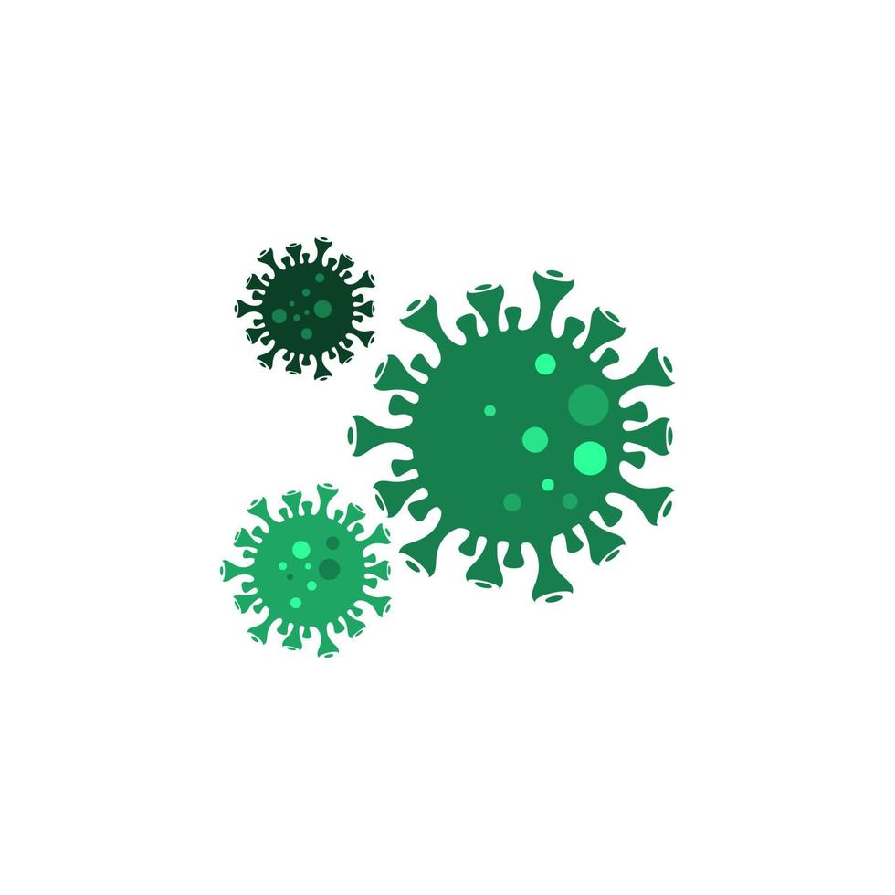 icono de ilustración de vector de virus corona