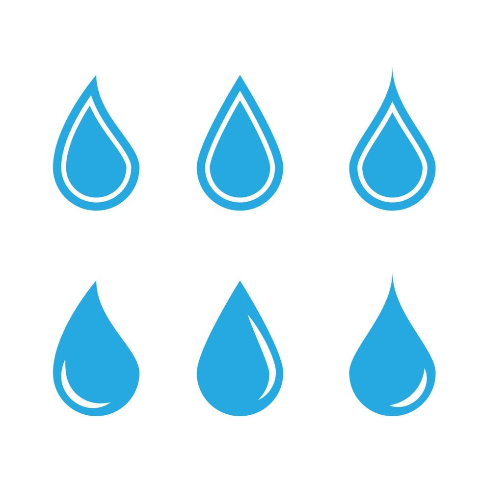 vector de plantilla de logotipo de gota de agua