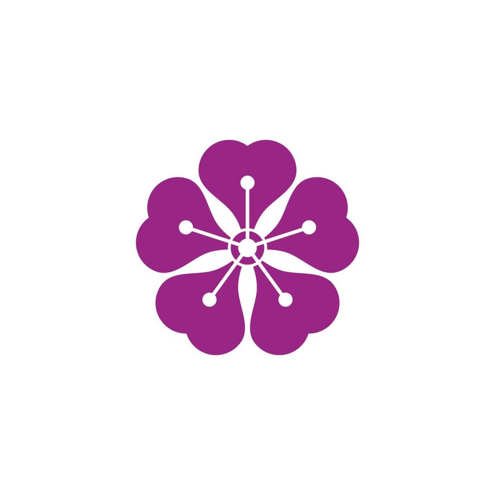 flower vector icon design