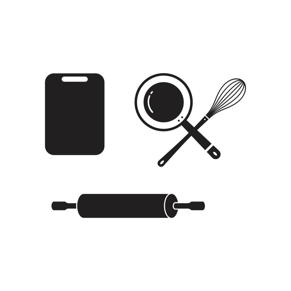 vector de plantilla de icono de cocina