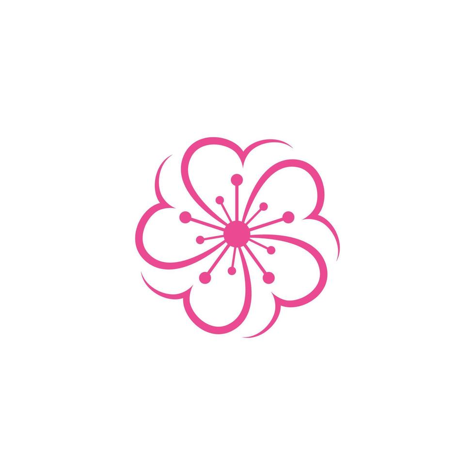 flower vector icon design