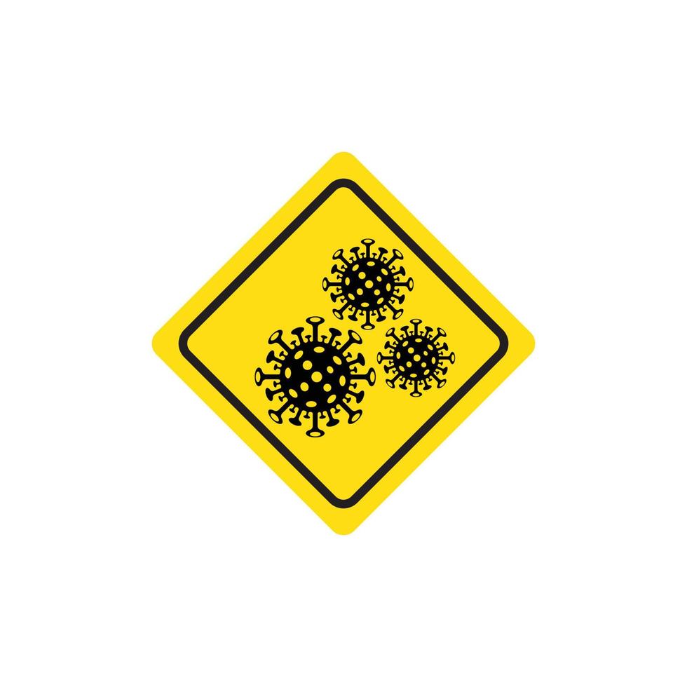Virus corona vector illustration icon