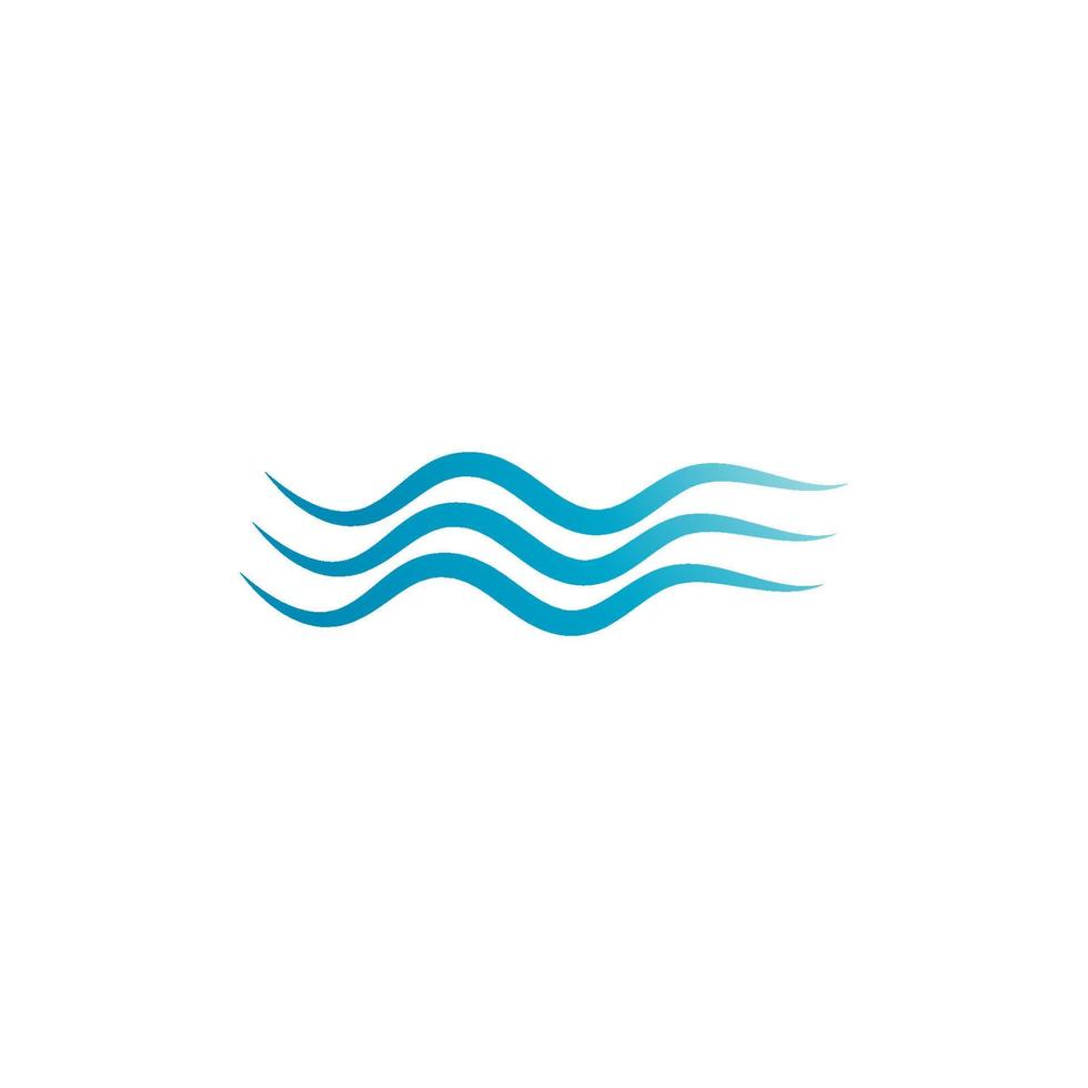 Water wave icon vector design