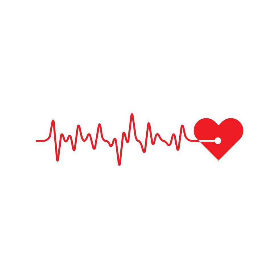 Art design health medical heartbeat pulse vector