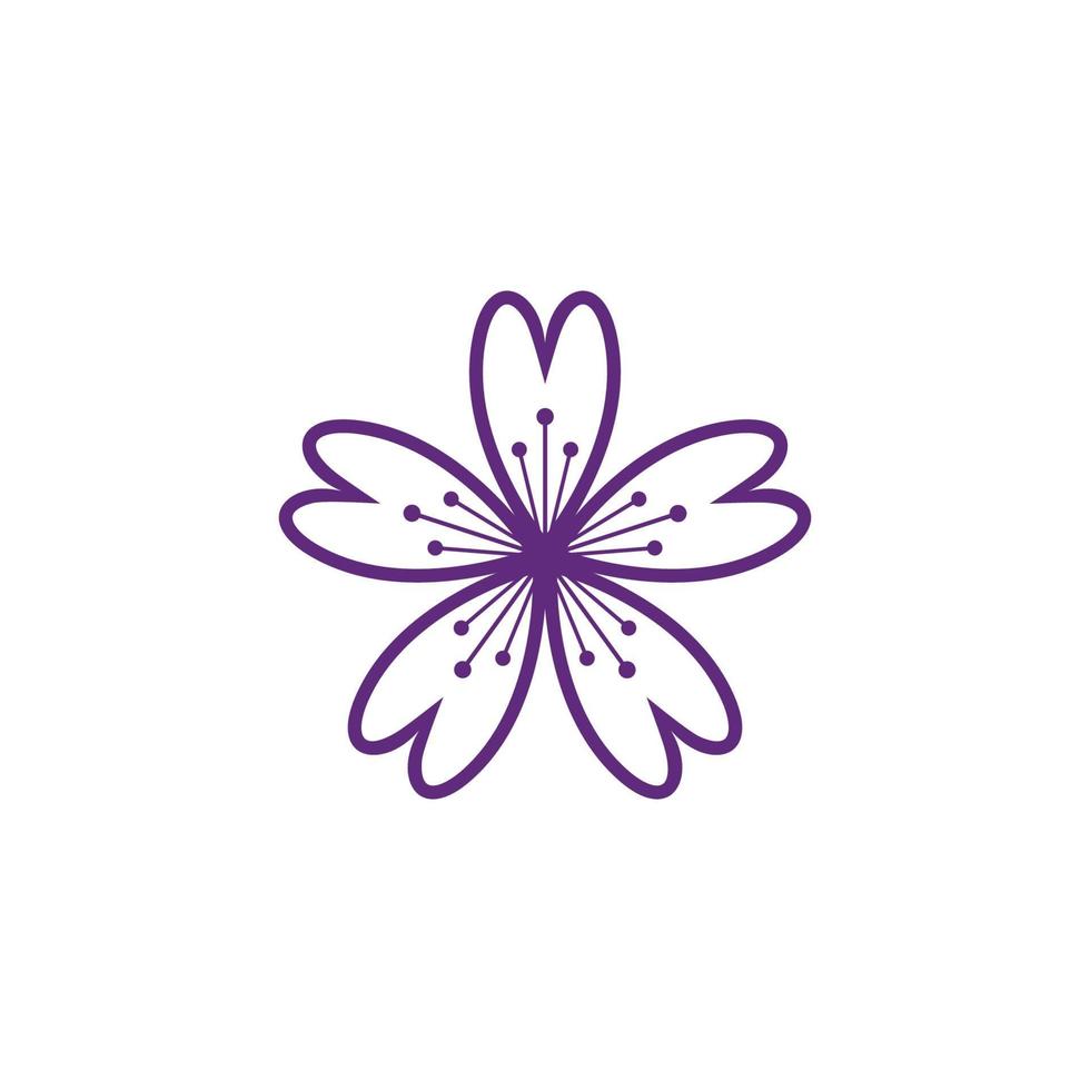 flower vector icon design